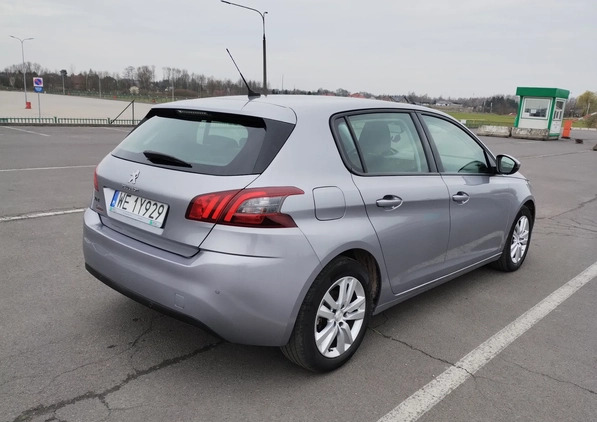 Peugeot 308 cena 47700 przebieg: 138000, rok produkcji 2020 z Kalisz małe 56